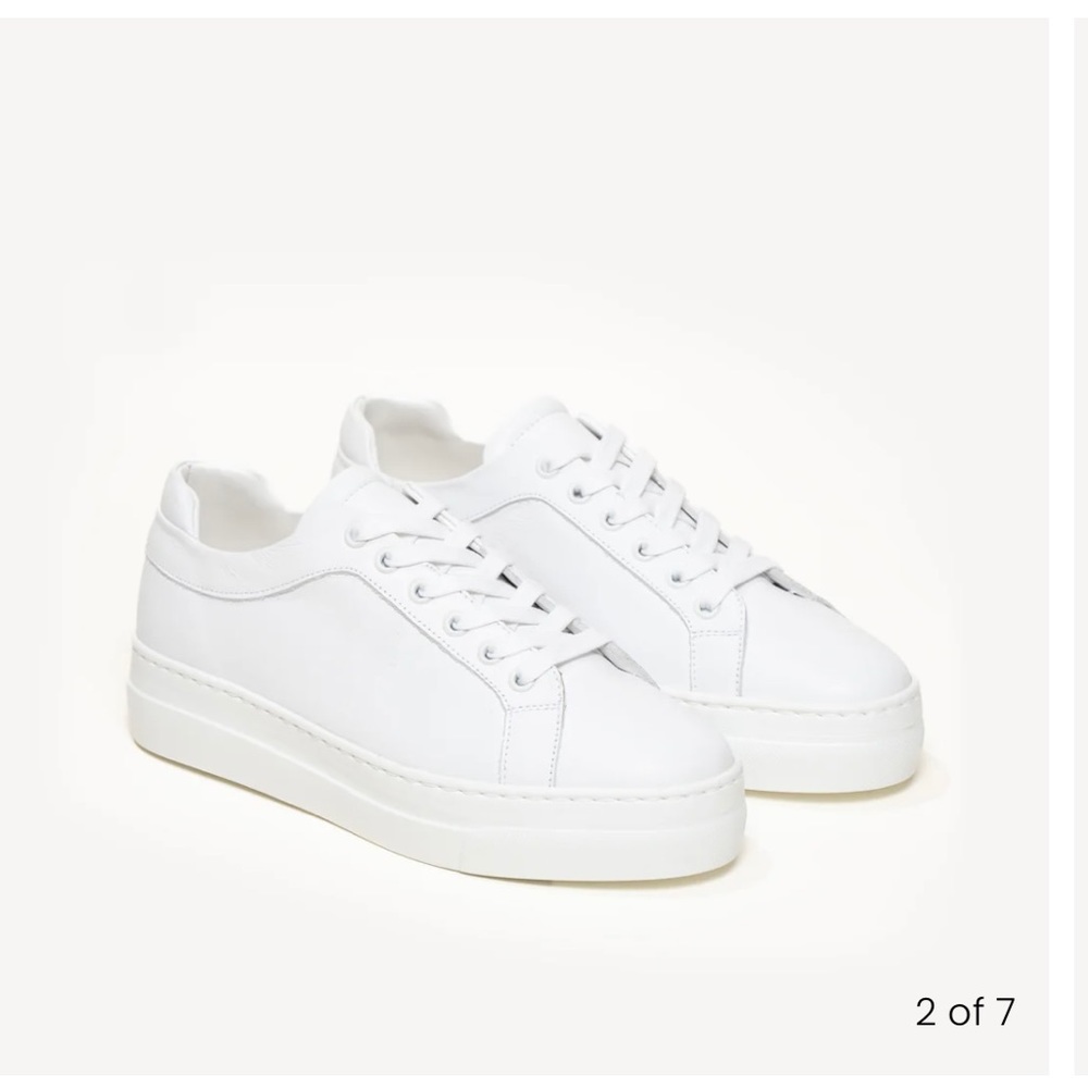 M. Gemi Palestra Alta platform white sneakers